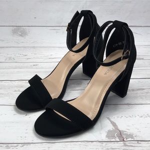 Strappy Block Heels